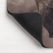 Tapis De Souris Brown Bear Cabine Mountain Lodge (Coin)