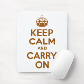 Tapis De Souris Brown Calme et marche (Avec souris)