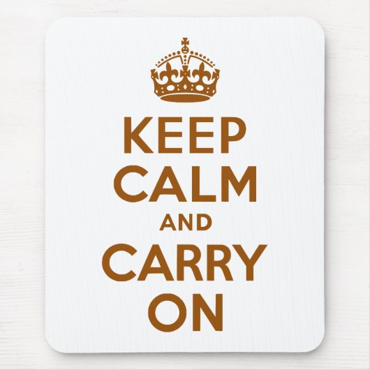 Tapis De Souris Brown Calme et marche (Devant)