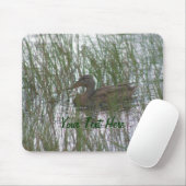 Tapis De Souris Brown Canard Nature Photographie Mousepad (Avec souris)