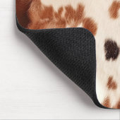Tapis De Souris Brown Cream Southwest Cowhide (Coin)