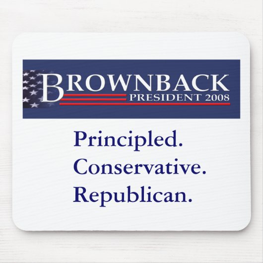 Tapis De Souris BROWNBACK POUR le PRÉSIDENT Mousepad (Devant)