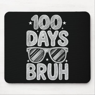 Tapis De Souris Bruh 100th Days Of School Student Sungles Garçons