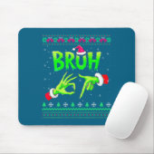 Tapis De Souris Bruh 67 Christmas Ugly Sweater Six Seven Meme 6 7  (Avec souris)