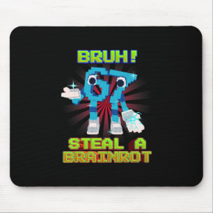 Tapis De Souris Bruh 67 Six Seven 6-7 Mème drôle Brainrot pour les