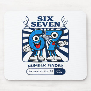 Tapis De Souris Bruh 67 Six Seven 6-7 Talien Brainrot Meme Pour En
