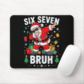 Tapis De Souris Bruh 67 Six Seven Santa Dabbing Christmas (Avec souris)