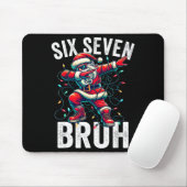 Tapis De Souris Bruh 67 Six Seven Santa Dabbing Christmas Meme Boy (Avec souris)