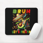 Tapis De Souris Bruh Dab Avocado Poncho Lets Fiesta Garçons Cinc (Avec souris)