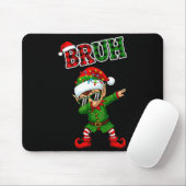Tapis De Souris Bruh Dabbing Elf Funny Kids Years Pajamas Christma (Avec souris)