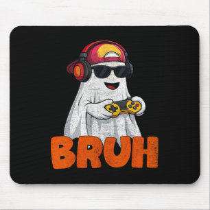 Tapis De Souris Bruh Éffrayant Boo Halloween Costume Jeu Mens