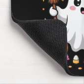 Tapis De Souris Bruh Ghost Halloween mignon Ghost Tricot Ou Traite (Coin)