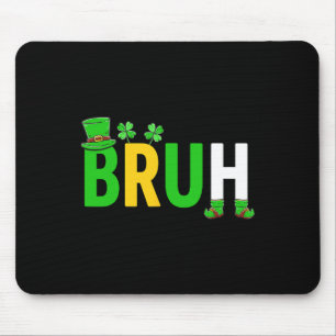 Tapis De Souris Bruh Meme Drôle Dire Bro Salutation Ado Garçon St