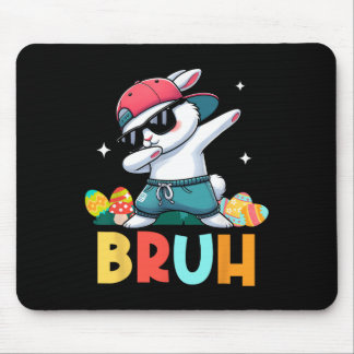 Tapis De Souris Bruh Meme Easter Day Funny Bunny Eggs Teens Boys K