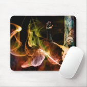 Tapis De Souris brûle. (Avec souris)