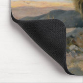 Tapis De Souris Brullender Lowe In Steiniger Stepp (Coin)