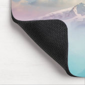 Tapis De Souris Brume de matin dans une vallée alpine (Coin)