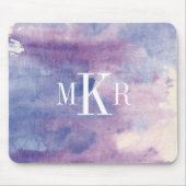 Tapis De Souris Brume pourpre II du monogramme | (Devant)