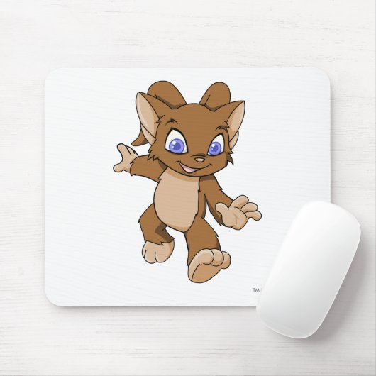 Tapis De Souris Brun d'Acara (Avec souris)