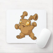 Tapis De Souris Brun de Grundo (Avec souris)