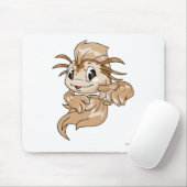 Tapis De Souris Brun de Koi (Avec souris)