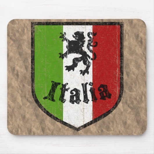 Tapis De Souris Brun italien Mousepad de cru de crête (Devant)