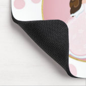 Tapis De Souris Brunette Pink Princess (Coin)