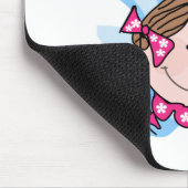 Tapis De Souris Brunette World's Best Big Sister Tshirts and Gifts (Coin)