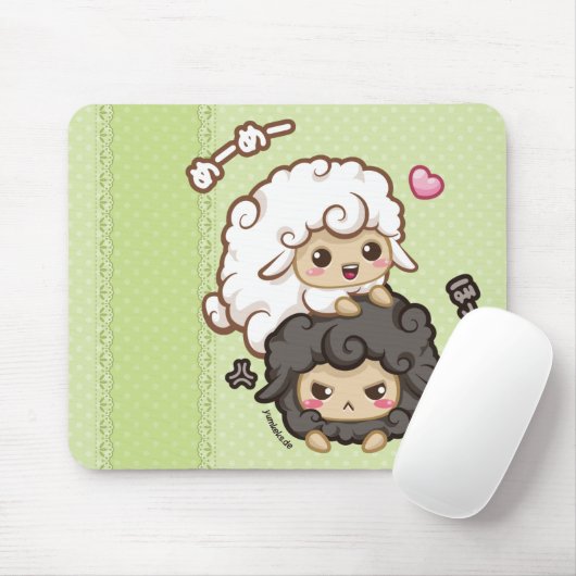 Tapis De Souris Bruno et Herbert Mousepad (Avec souris)