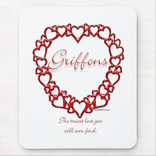 Tapis De Souris Bruxelles Griffon Véritable Amour