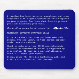 Tapis De Souris BSOD Mousepad