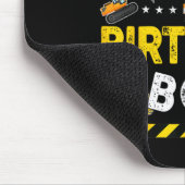 Tapis De Souris Bubba De L'Anniversaire Boy Construction Ouvrier B (Coin)