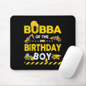 Tapis De Souris Bubba De L'Anniversaire Boy Construction Ouvrier B (Avec souris)