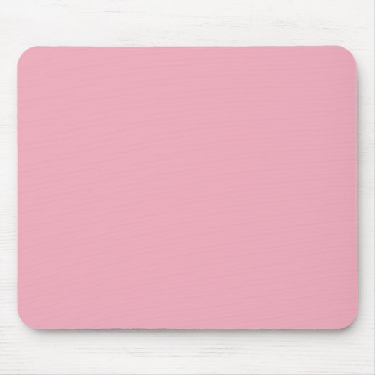 Tapis De Souris Bubble Gum rose couleur solide (Devant)