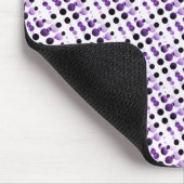 Tapis De Souris Bubbles violets rétro Mousepad (Coin)