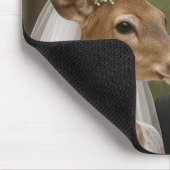 Tapis De Souris Buck and Doe Deer Wedding In Forest (Coin)