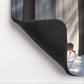 Tapis De Souris Buck In Winter Forest (Coin)