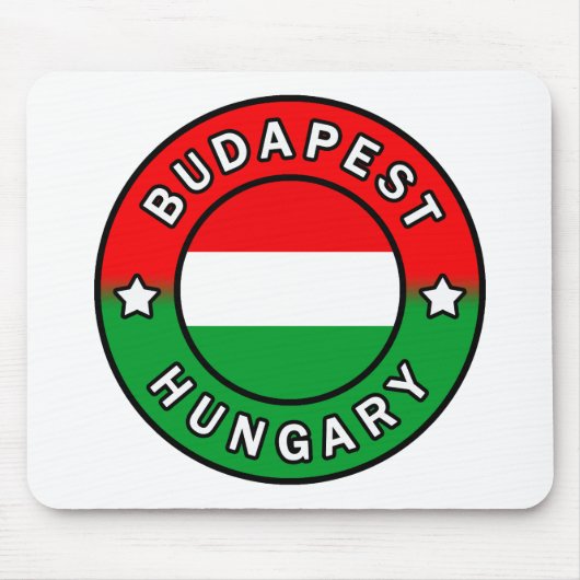 Tapis De Souris Budapest Hongrie (Devant)