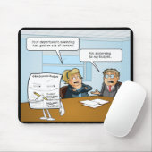 Tapis De Souris Budget Sneaky Funny Mouse Pad (Avec souris)