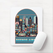 Tapis De Souris Buenos Aires Argentine (Avec souris)