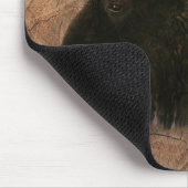 Tapis De Souris Buffalo de bison de bois (Coin)