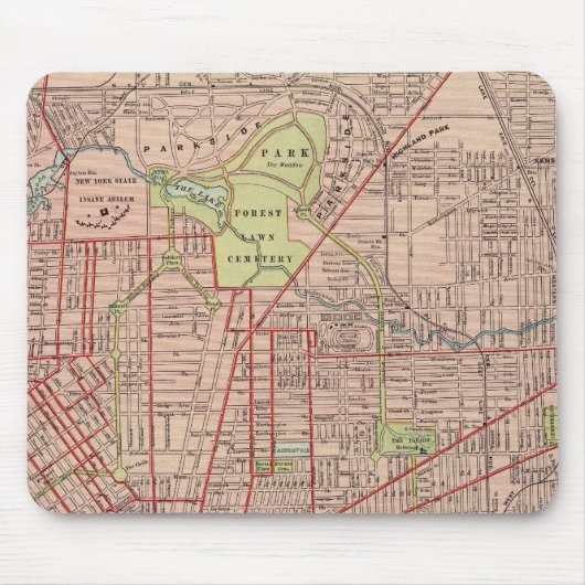Tapis De Souris Buffalo, New York (Devant)