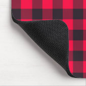 Tapis De Souris Buffalo rouge et noir (Coin)