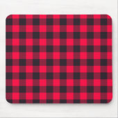 Tapis De Souris Buffalo rouge et noir (Devant)
