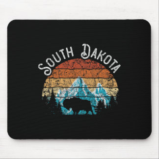 Tapis De Souris Buffalo South Dakota The Mount Rushmore State Nati