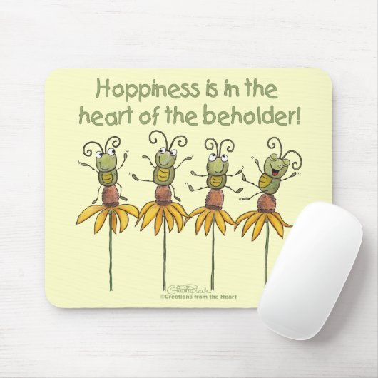 Tapis De Souris Bugs sur les fleurs (Avec souris)