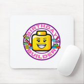 Tapis De Souris Building Brick Birthday Builder Blocks Bricks Figu (Avec souris)