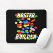 Tapis De Souris Building Bricks Master Builder Construction Block  (Avec souris)