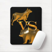 Tapis De Souris Bull Market Vs Bear Market (Avec souris)