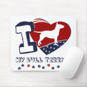 Tapis De Souris Bull-terrier (Avec souris)